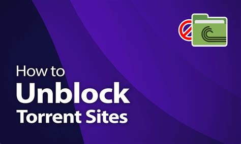 unblock torrent sites.